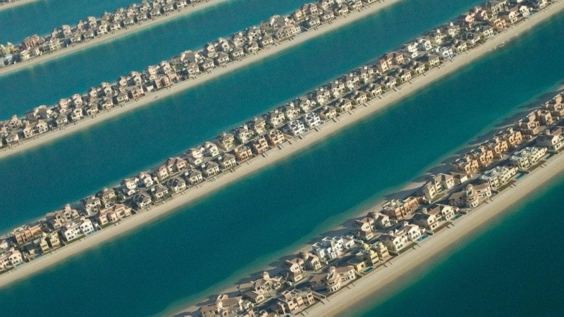 Fotografia dimineții - Palm Jumeirah, Dubai