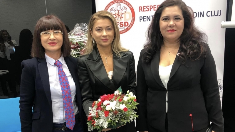 Teodora MUNCELEAN, consilier local OFSD Dej, felicită noua conducere aleasă a OFSD Cluj-Napoca