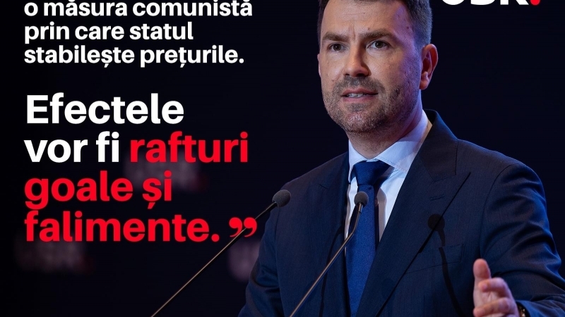 Cătălin Drulă, președintele USR: “Guvernarea de stânga PSD-PNL distruge economia.”